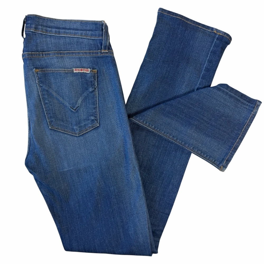 Hudson Jeans Dark Blue Tilda Mid Rise Cigarette Jeans size 26 - Picture 3 of 12